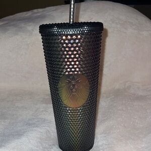Starbucks Black Unicorn 2020 Fall Studded Cold Cup Tumbler Iridescent Venti Rare